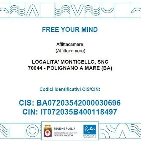 Free Your Mind - Gianluca בית נופש פולינאנו א מארה